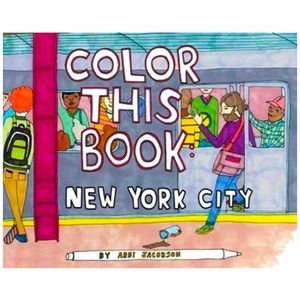 Color this Book! NYC! Art by Abbi Jacobson